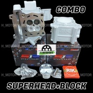 COMBO S1R THAILAND LC135 Y15 SUPERHEAD CERAMIC BLOCK 1SET 63MM 20/23 65MM 22/25 66MM 60MM 19/22 135L