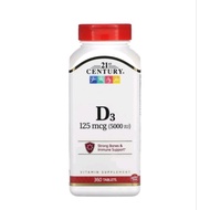 21st Century Vitamin D3 (400iu | 1000iu | 2000iu | 5000iu | 10,000iu)