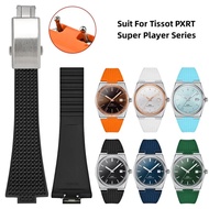 Tali jam tangan CTS Fluororubber FKM kalis air lembut Gesper Jam Tangan Lipat Gelang Jam Pelepasan P