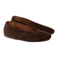 Rene Bare Flats Brown - Nappa Milano - Women's Leather Shoes