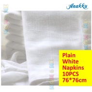 Fiffy Pureen Anakku Baby Napkin Printed Cute Cartoon Kids Newborn Infant 0m+ Soft Cotton 10pcs
