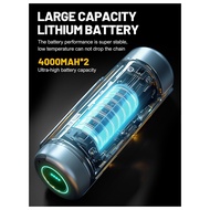 【WVH】-130000RPM Powerful Air Blower Turbo Violent Fan with 2 Nozzles 52m/S Handheld Turbo Jet Fan Ca