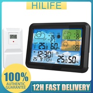 hilife-SG Wi-Fi Weather Station 5.3inch Wireless Indoor/Outdoor Thermometer with Sensor TUYA APP Con