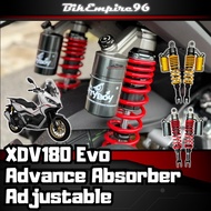 XDV180 Evo Advance Absorber Adjustable Rear Shock 395mm Quality CNC T6063 aluminum Absorber Adjustab
