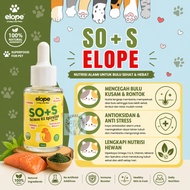 SOS SALMON OIL SPIRULINA VITAMIN ANTI-HAIR LOSS PURE FISH OIL FOR CATS AND DOGS elope