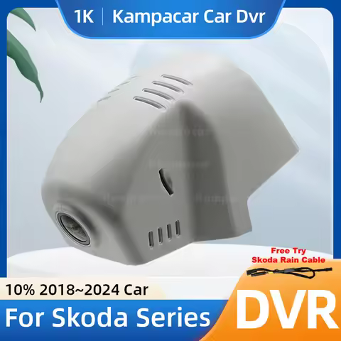 Kampacar SKD08-1K 1080P Wifi Dash Cam Car Dvr Camera For Skoda 76mm Kodiaq Enyaq iv80 Karoq Enyaq 60