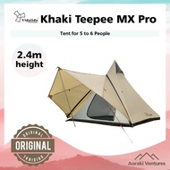 Vidalido Khaki Teepee MX Pro - Khaki Tent Pyramid Limited Waterproof Double Layer Tent