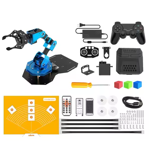Hiwonder Intelligent BUS 6 DOF Robotic Arm Xarm2.0 Manipulator Graphical Program Scratch Python Robo