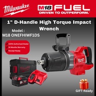 Milwaukee M18 D-Handle High Torque Impact Wrench / ONEFHIWF1DS / Heavy Duty Cordless Wrench
