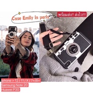 พร้อมส่งจากกรุงเทพ เคส Emily เคสมือถือตามซีรี่ emily in paris เคสมือถือที่หน้าตาเหมือนกล้องเรโทร เคสมือถือ Iphone 14 / 14 pro /  7/8plus X 11 12 13 Samsung