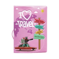 Passport Cover Creative Cartoon Travel Document Holder Passport Cover