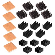 20pcs Raspberry Pi 4 Heatsink Kit Aluminum + Copper + 3M 8810 thermal conductive adhesive tape for c