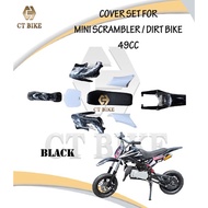 Mini Scrambler Dirt Bike 2 stroke 47cc 49cc plastic cover set parts