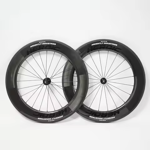 Ardently 700C Full Carbon Track bike wheelset 38/58/86mm depth Clincher fixed gear Single Speed bicy