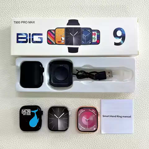 T900 Pro Max L Smart Wrist Watch Large Screen Watch9 Rotating Sports Call s9s8 Smart Watch