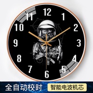 | jam dinding | jam dinding digital ✡[12 Inch 30cm] Creative Automatic Timing Radio Clock Household 