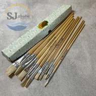 (12 PC) ETERNA Painting Brush Paint Brush 1 3 4 5 6 7 9 10 11 12 | SJ ABADIE |