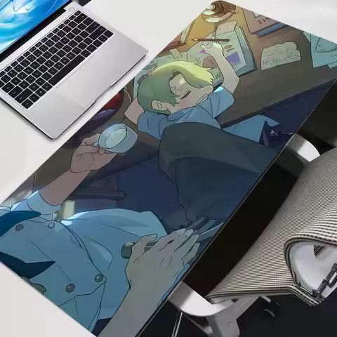 Big Mouse Pad One Piece Anime Gamer Computer Mousepad Gaming Accessories Tablet Varmilo durable Keyb