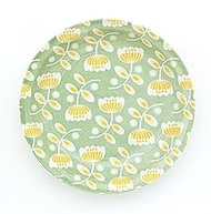 6824-23 Curry Plate, Platter, 8.7 inches (22 cm), Hanairo, Green, Made in Japan
