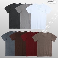 ARROW INNER T-SHIRT เสื้อยืดทีเชิ้ตคอวี เซต 7 ตัว 7 สี สุดคุ้ม MXWV97E