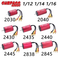 Motor Tanpa Brushless 2845 Kalis Air 2838 2445 2440 2435 2430 2030 2040 untuk 1/12 1/14 1/16 1/18 1/