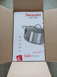 BARAZZONI巴拉佐尼義大利不鏽鋼鍋具六件組『全新』