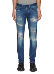 DENHAM BOLT FREE MOVE SKINNY RIPPED JEANS