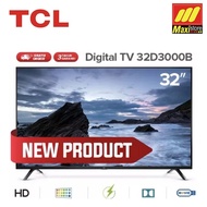 PROMO TCL L32D3000B LED TV DIGITAL 32 INCH [32"] - GARANSI RESMI KODE