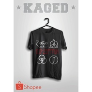 HITAM Black/black Zeppelin Led Band T-Shirt Lec Zeppelin T-Shirt, Zeplin Led T-Shirt, Music T-Shirt,
