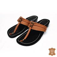 Capal Warisan Dewasa BMO 1980/ Capal Kulit Foot Wear Leather Sandal Capal / Selipar Laki