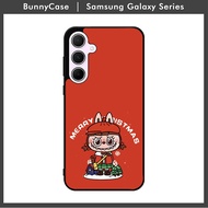 Case Casing Samsung Galaxy A55 A35 A25 A15 A54 A34 A24 A14 A73 A53 A33 A23 A13 5G Pumpkin Merry Chri