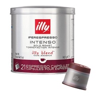☕ [illy] IperEspresso Capsules INTENSO – Bold Roast | 21 Capsules (6.7g Each) | From Italy