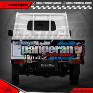 Sticker Pintu Belakang Pick Up L300 TSS Mega Carry Futura Grandmax - STICKER PINTU BAK BELAKANG PICK