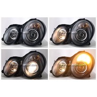 Mercedes CLK W208 98-02 Projector Head Lamp [ 1 Pair Left & Right ]