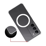 Magnetic Transparent Phone Case for Realme C63 C61 C67 5G C55 C51 C53 C31 C35 C25Y C21Y GT Neo 6 5 S