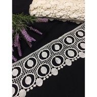 1Yard 11cm Embroidery Cream Border Lace Chemical Lace
