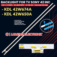 SONY TV BACKLIGHT 42 INCHsony KDL-42W674A KDL-42W650A 42W674A 42W650 BL 40K 3V SMD 40W T42-40-R