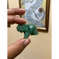 Batu jade ukiran gajah rare