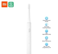 Bàn chải điện Xiaomi Mijia T100  (pin sạc) va Bộ 3 Đầu bàn chải T100 - kháng nước ipx7 - Bàn Chải Đá