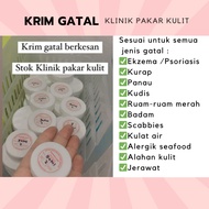 Krim gatal klinik 10g /kudis luka panau ekzema / borong 10 percuma sabun gatal