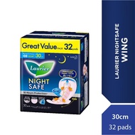 Laurier Nightsafe Wing with Gather 30cm 32s Sanitary Pad