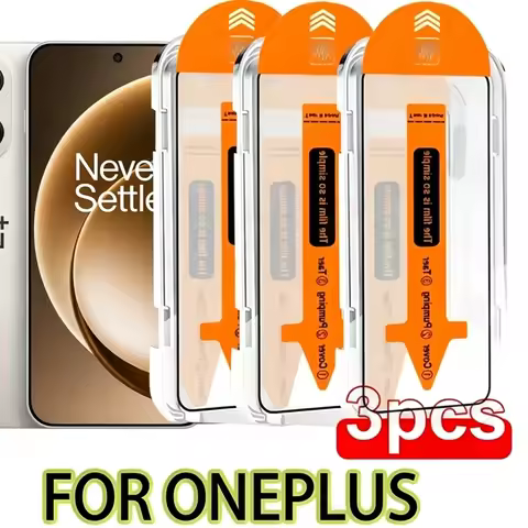 1-3Pcs Dust Free Screen Protectors For OnePlus 10 Pro 9 Pro 8 Pro 8 12R 13 12 11 Glass Easy Installa