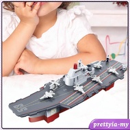 [PrettyiaMY] Aircraft Carrier Model Cool Toys Realistic Creativity Launching Aircraft Carrier