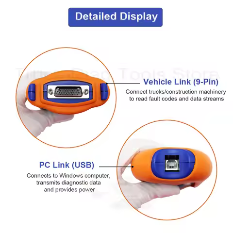 Diagnostic Tool For John Deere EDL V2 Service ADVISOR 5.3 AG/CF Support J1939/J1708 Offline Data Lin