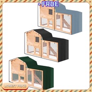 【FRDE LOW price】Triangle Rabbit Hutch Cover Indoor Outdoor Rabbit Guinea Pig Hutch Dust Cover
