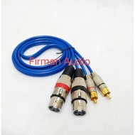 Mixer To Amplifier Cable 50cm-5mtr Jack Canon XLR Female To RCA Male 1 Set