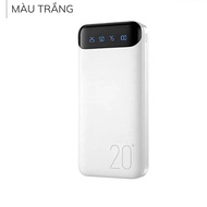 Sạc dự phòng Wekome pin dự phòng sạc nhanh 20000 mAh WP-163 tích hợp màn hình LED hiển thị - Life St
