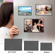 10Pcs Magnetic Picture Frames Magnetic Photo Pocket Reusable Magnetic Sign Holder Clear PVC Magnetic