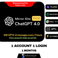 ChatGPT Plus 4.0 | Include Deepseek Grok3 & Gemini Model⚡ 1-User Private Personal Account ⚡