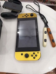 Nintendo pikachu 比卡超 Switch 限定版 主機 + 健身環大冒險 Ring Fit Adventure，齊配件齊set